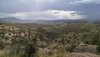 Looking eastward from the foothills approach into Mogollon Creek